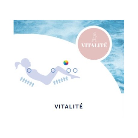 Baignoire balnéo ROMANZA 170x75 cm tête à gauche VITAITÉ - KINEDO BROH775BGVIT1