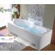 Baignoire balnéo ROMANZA 170x75 cm tête à gauche VITALITÉ - KINEDO BROH775BGVIT1