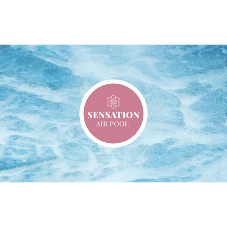 Baignoire balnéo ROMANZA 170x75 cm tête à gauche SENSATION AIR POOL - KINEDO BROH775BGSAP1