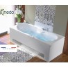 Baignoire balnéo ROMANZA 160x70 cm tête à gauche AIR HOTEL - KINEDO BROH160BGBAH1