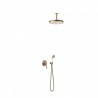 Kit douche à encastrer Laiton Mat - TRES 24218004LM