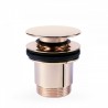 Bonde de lavabo Ø 63 mm CLICK‑CLACK OR ROSE - TRES 24284001OP