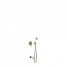 Kit de bain‑douche à encastrer avec fermeture et réglage du débit. · Corps encas - TRES 24218005LM 