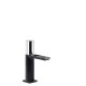 Mitigeur lavabo avec robinet cascade bec ouvert Noir-Chromé - TRES 20011002NE