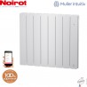 Radiateur Fonte NOIROT BELADOO 1250W horizontal blanc connecté NEN1684SEEC