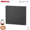 Radiateur Fonte NOIROT BELADOO 1500W horizontal gris anthracite connecté NEN1685SEHS