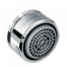 Aérateur mâle Cascade SLC 24/100 pour lavabo, bidet et évier chromé - TRES 134215018