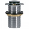 Bonde de lavabo sans trop‑plein diam.37 mm CLICK‑CLACK chromé - TRES 134215001