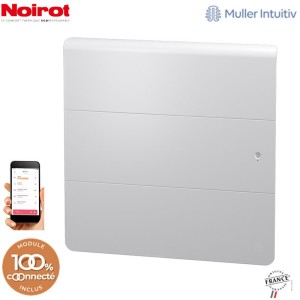 Radiateur Fonte NOIROT AXOO 750W horizontal blanc connecté NEN3072SEEC