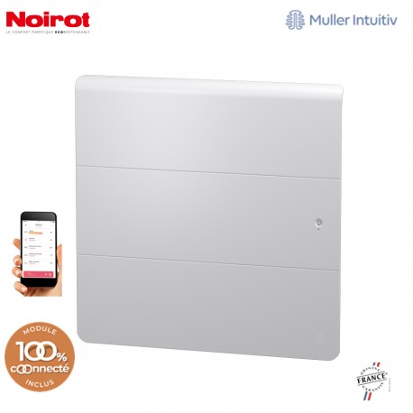 Radiateur Fonte NOIROT AXOO 1250W horizontal blanc connecté NEN3074SEEC