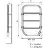 Radiateur sèche-serviettes électrique vertical NILA - FINIMETAL