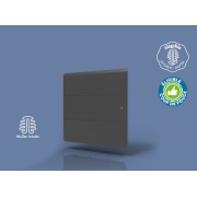 Radiateur Fonte INTUIS AXOO 2000W horizontal gris anthracite connecté NEN3077SEHS