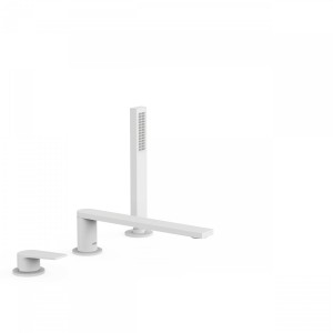 Mitigeur bain d’étagère  avec douchette anticalcair - TRES 21116103BM 