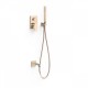 Kit de douche encastré Rapid-Box OR ROSE - TRES 21128007OP