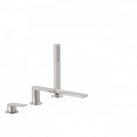 Mitigeur bain d’étagère  avec douchette anticalcaire - TRES 21116103AC 