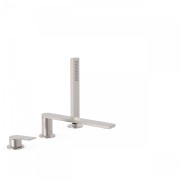 Mitigeur bain d’étagère  avec douchette anticalcaire - TRES 21116103AC 