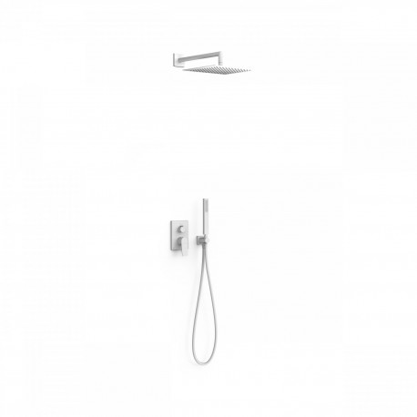 Kit de douche encastré Rapid-Box WHITEMAT (blanc mat) - TRES 21128004BM 