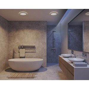 OJA 42 SDB plafonnier Plastique Noir LED integrée 3000/4000K - Nordlux 2015116103 