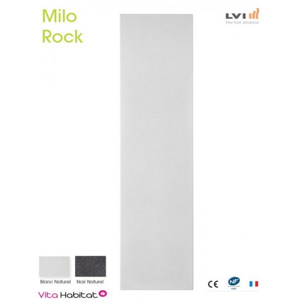 Radiateur electrique MILO Rock WHITE Blanc 500W Vertical LVI 2015022 ...