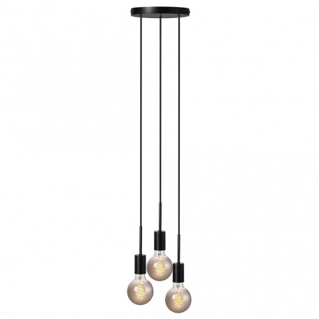 PACO, 3- Suspension, Noir, IP 20, E27 - NORDLUX 2112063003 