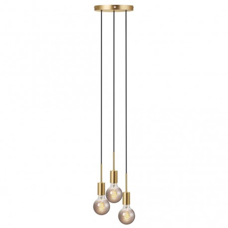 PACO, 3- Suspension, Laiton, IP 20, E27  - NORDLUX 2112063035 