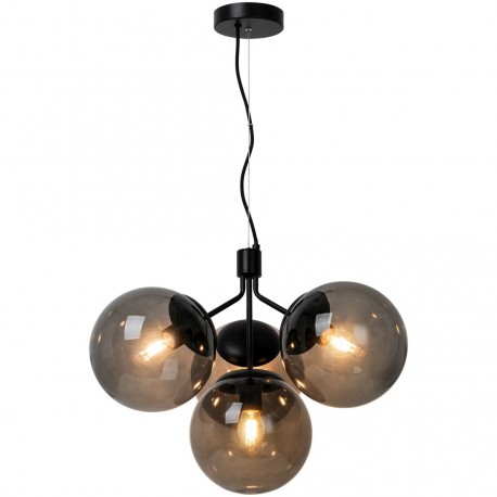 IVONA, 4-Suspension, Noir, IP20, E27  - NORDLUX 2112153003 