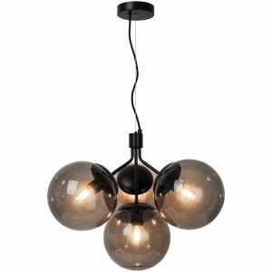 IVONA, 4-Suspension, Noir, IP20, E27  - NORDLUX 2112153003 