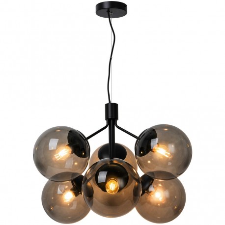 IVONA, 6-Suspension, Noir, IP20, E27  - NORDLUX 2112163003 