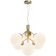 IVONA, 6-Suspension, Laiton, IP20, E27 - NORDLUX 2112163035
