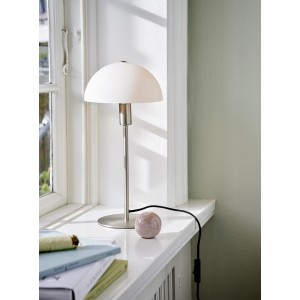 ELLEN, Lampe à poser, Opal/Acier, IP20, E14,  - NORDLUX 2112305032 