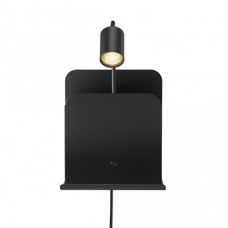 ROOMI, Applique murale, Noir, IP20, GU10 - NORDLUX 2112551003 
