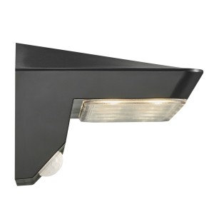 AGENA,App murale, Solaire Noir, IP44, Solair Led  - NORDLUX 2118221003 