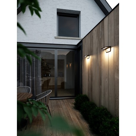 AGENA,App murale, Solaire Noir, IP44, Solair Led  - NORDLUX 2118221003 