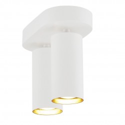 MIMI, 2-Plafonnier spot, Blanc, IP20, GU10 - DESIGN FOR THE PEOPLE 2120456001 