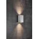 CANTO MAXI KUBI 2 applique murale Aluminium Blanc GU10 - Nordlux 49731001