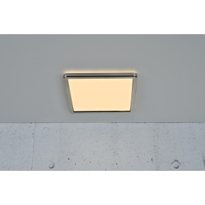 OJA CARRE 29 plafonnier Plastique Blanc-nickel satiné LED integrée 3000/4000K - Nordlux 2015056155 