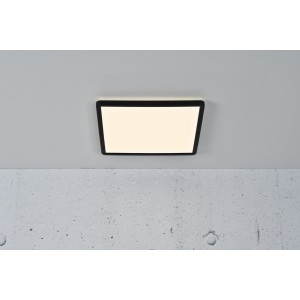 OJA 29 SDB plafonnier carré Plastique Noir LED integrée 3000/4000K - Nordlux 2015066103 