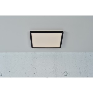 OJA 29 SDB plafonnier carré Plastique Noir LED integrée 3000/4000K - Nordlux 2015066103 