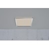 OJA 29 SDB plafonnier carré Plastique Blanc-chrome LED integrée 3000/4000K - Nordlux 2015066133 