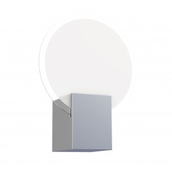 HESTER SDB app. murale Métal-Verre-plastique Chrome LED int. 900lm 3000K - Nordlux 2015391033 