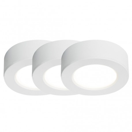 KITCHENIO 3-KIT plafonnier Plastique Blanc LED integrée 3000/4000K - Nordlux 2015460101 