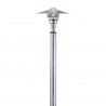 VEJERS 2M potelet Acier Galvanisé et Verre E27 - Nordlux 25168031 