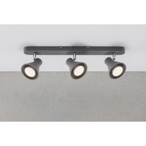 EIK spot 3 Métal Gris GU10  - Nordlux 45780110 