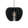 TRIBECA 38 suspension Bois Noir E27 - Nordlux 46433003 