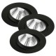 FREMONT 3-KIT spot encastré Métal et plastique Noir LED integrée 2700K - Nordlux 47580103