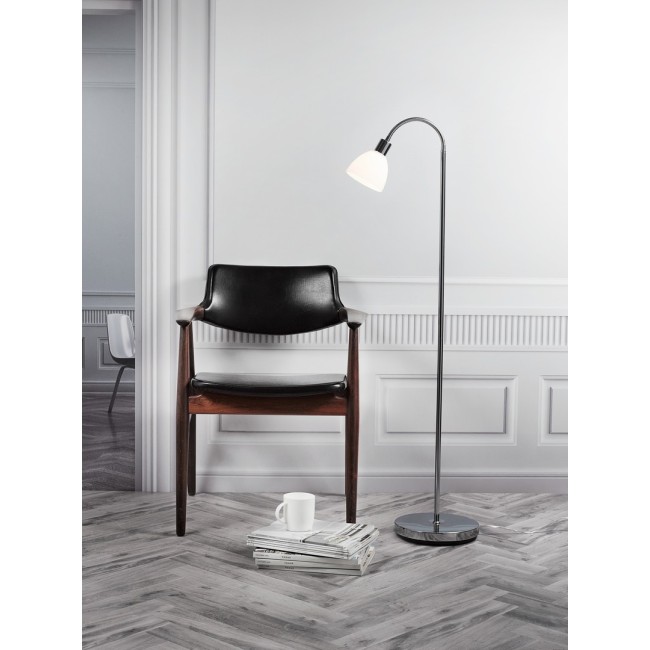 RAY lampadaire Métal-Verre Chrome E14  - Nordlux 63214033 