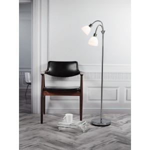 RAY lampadaire Métal-Verre Blanc E14  - Nordlux 63224033 