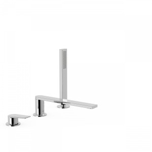 Mitigeur bain d’étagère  avec douchette anticalcaire - TRES 21116103 