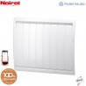 Radiateur Fonte NOIROT CALIDOO 1250W horizontal blanc connecté NEN3014SEEC