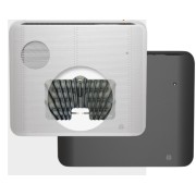 Radiateur Fonte INTUIS DOOK 1000W Verticial blanc connecté NEN3373TCEC